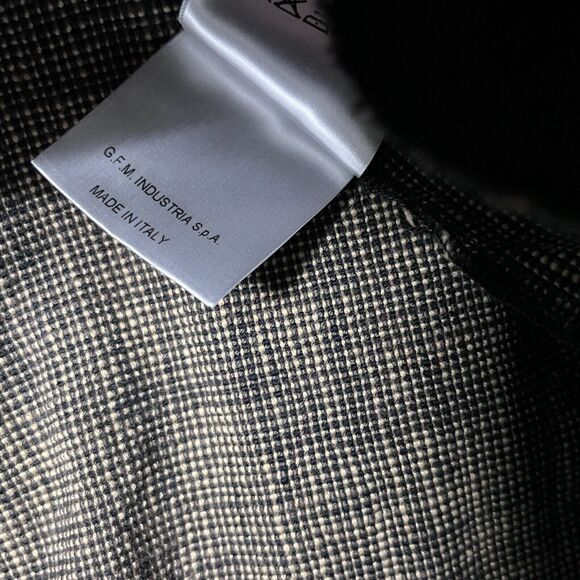 HACHE Skirt Women Italy 46 US Large A Line Pleated Stretch Waist Pink Hem 2385 - Picture 5 of 12